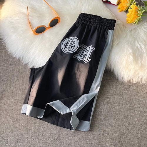 Embroidered Casual Shorts Men's Loose Sports