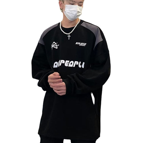 Loose Street Sweater Trendy Loose Ins Youth Popular Round Neck Pullover Harajuku Female Male