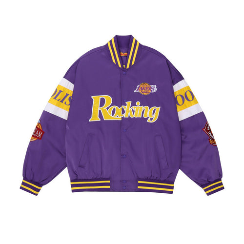 Men's Loose Stitching Baseball Uniform High Street Jacket