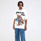 Street Tide Brand Men's Clothing Fun Printing Individual Short-sleeved T-shirt