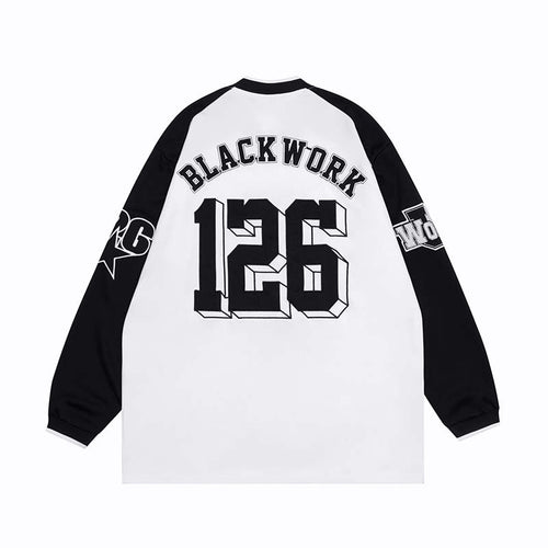 American High Street Letters And Numbers Embroidered Long Sleeves
