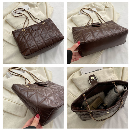 Chic Chanel-style Rhombus Chain Bag