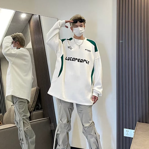 Loose Street Sweater Trendy Loose Ins Youth Popular Round Neck Pullover Harajuku Female Male