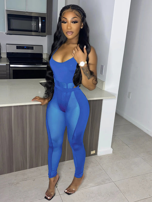 Splice Sexy Hollow Out Nightclub Perspective Two-piece Set