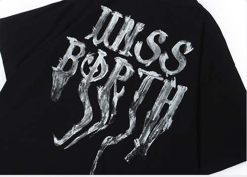 Butterfly Print Loose Short Sleeve T Shirt