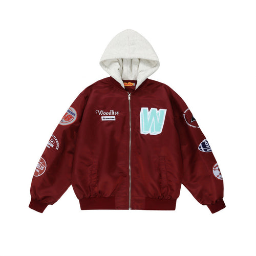 Men's Loose Stitching Baseball Uniform High Street Jacket