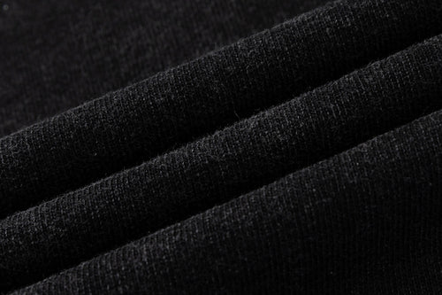 Letter Short Sleeve Doberman Pinscher Printed T-shirt