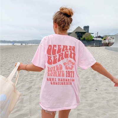 Tee-shirt Oversize Beach
