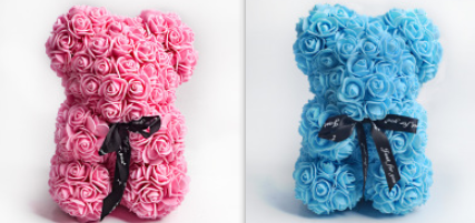 Rose Bear Eternal Flower + Gift Box