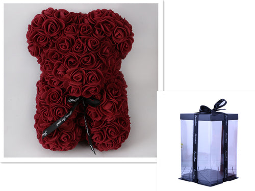 Rose Bear Eternal Flower + Gift Box