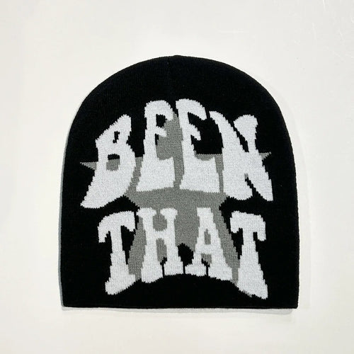 Warm Hip Hop Letters Knitted Hat