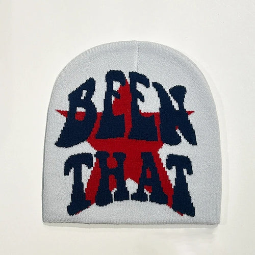 Warm Hip Hop Letters Knitted Hat