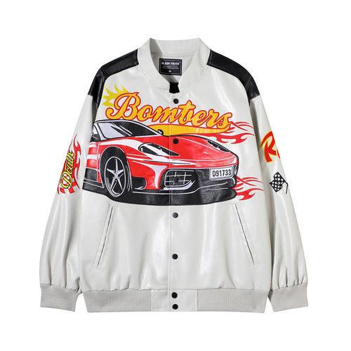 Street Biker Baseball Jersey For Men