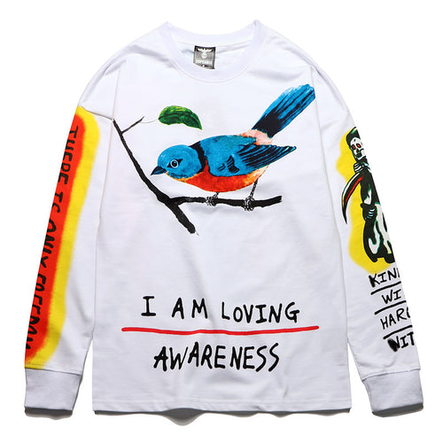 Streetwear Pullover Long Sleeve T-shirt