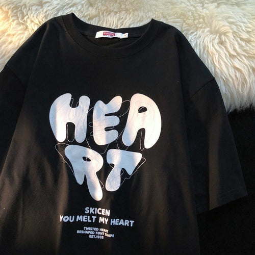 Oversized Heart Long-sleeved