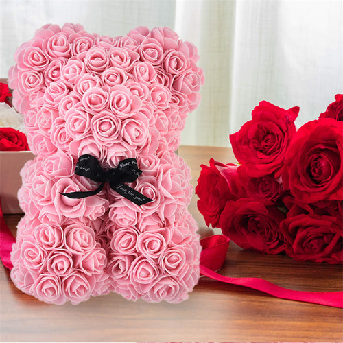 Rose Bear Eternal Flower + Gift Box