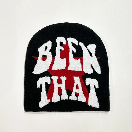 Warm Hip Hop Letters Knitted Hat