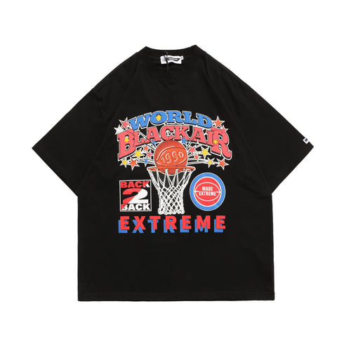 Tee-shirt American Retro Street Basket