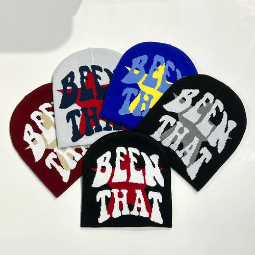 Warm Hip Hop Letters Knitted Hat
