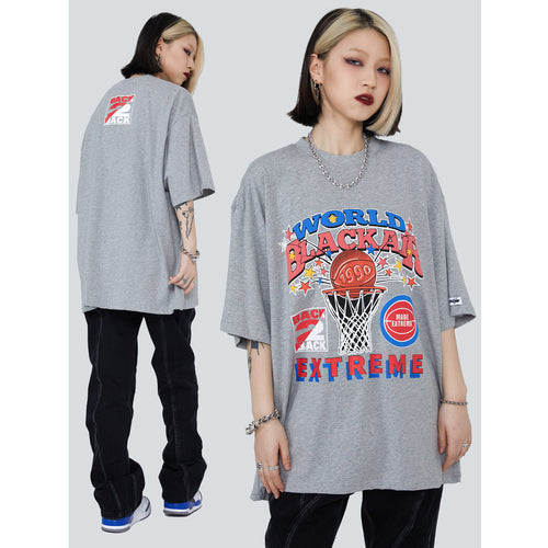 Tee-shirt American Retro Street Basket