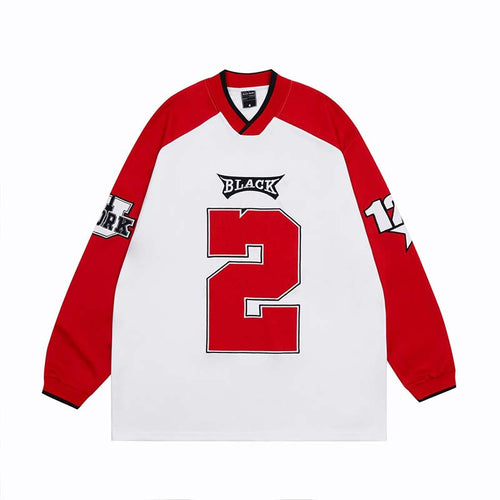 American High Street Letters And Numbers Embroidered Long Sleeves