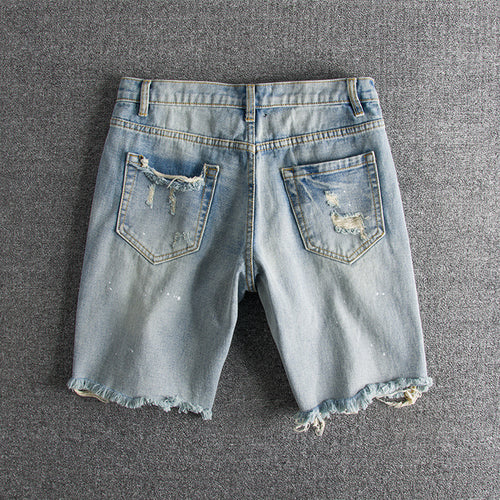 Fashion Personality Men's Denim Shorts