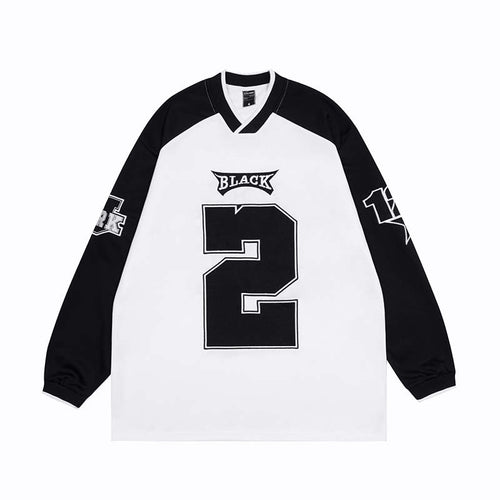 American High Street Letters And Numbers Embroidered Long Sleeves