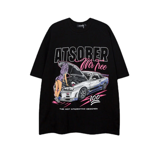 Oversized Custom car T-shirt