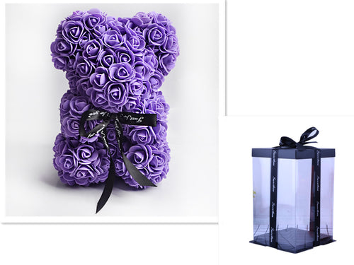 Rose Bear Eternal Flower + Gift Box