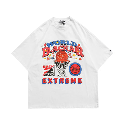 Tee-shirt American Retro Street Basket