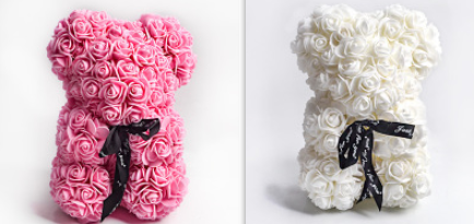 Rose Bear Eternal Flower + Gift Box