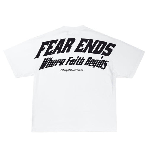 Oversized Fear Ends T-Shirt