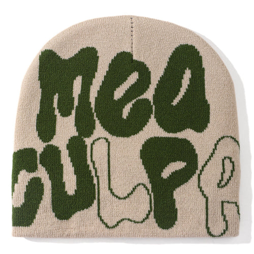 European And American Knitted Personalized Fashion Letters Hat