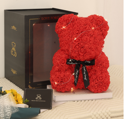 Rose Bear Eternal Flower + Gift Box