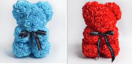 Rose Bear Eternal Flower + Gift Box